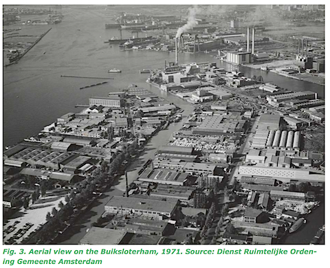 Image source: Sebastian Dembski. 2013. Case Study Amsterdam Buiksloterham, the Nether- lands The Challenge of Planning Organic Transformation. CONTEXT Report 2. AISSR programme group Urban Planning, Amsterdam